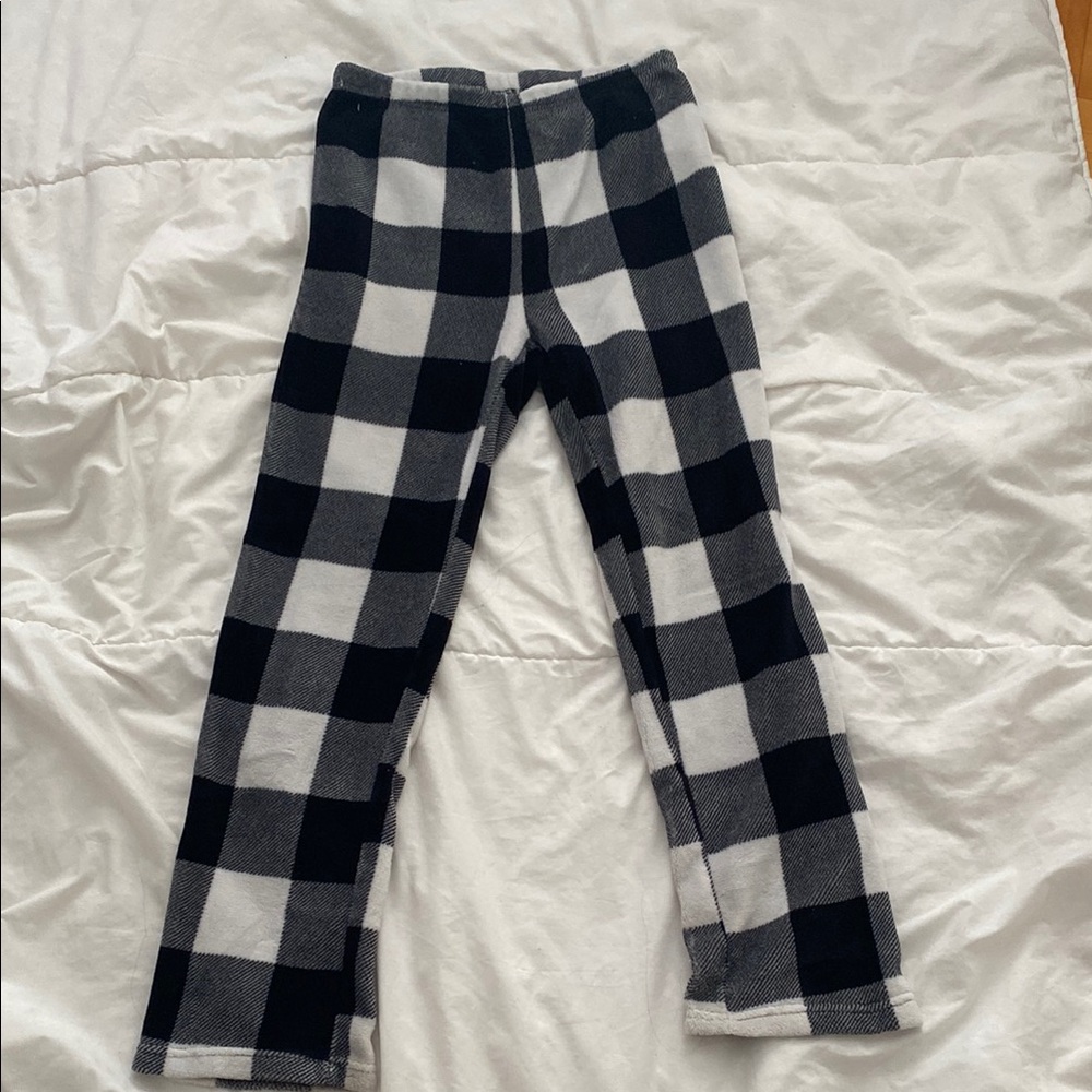 Ardene Black and White Plaid Pajama Pants